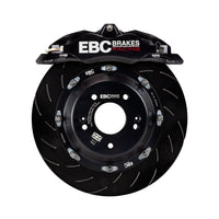 EBC Racing 04-09 Honda S2000 AP2 Black Apollo-4 Calipers 330mm Rotors Front Big Brake Kit