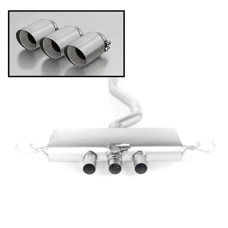 Remus FK8 Civic Type R Cat-Back 70SGR Exhaust with 102mm Angled Straight Cut Chrome Tips